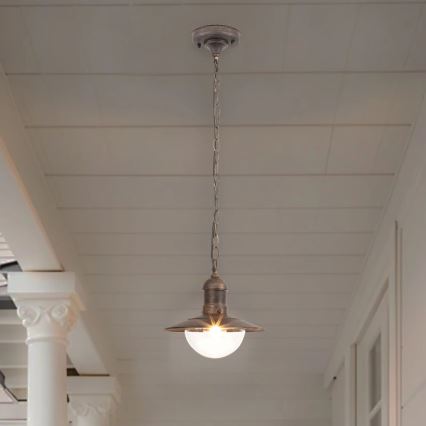 Brilagi - Vanjsko viseće svjetlo MOLDE 1xE27/60W IP44 brončano/patina