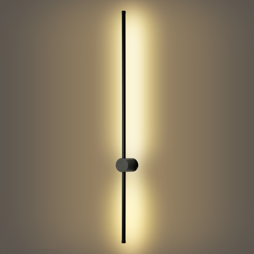 Brilagi - Vanjsko zidno LED svjetlo AURA LED/20W/230V 3000K IP54 97 cm crno