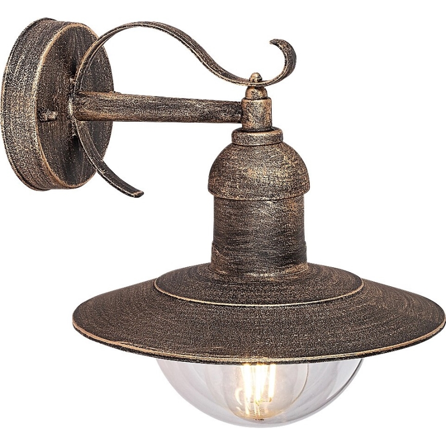 Brilagi - Vanjsko zidno svjetlo MOLDE 1xE27/60W/230V IP44 brončana/patina