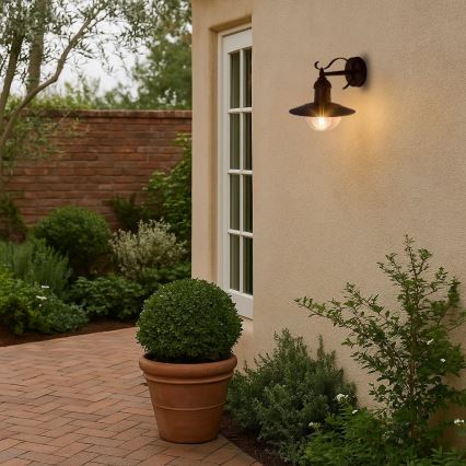 Brilagi - Vanjsko zidno svjetlo MOLDE 1xE27/60W/230V IP44 crna