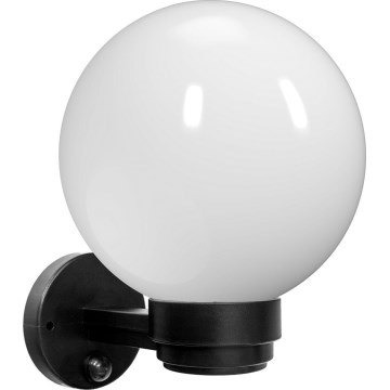 Brilagi - Vanjsko zidno svjetlo sa senzorom pokreta HARBOR 1xE27/40W/230V IP33 crno/bijelo
