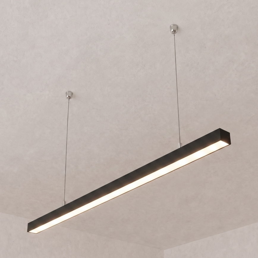 Brilagi - LED viseća svjetiljka FULLDAY LED/30/40/50W/230V 2700/4000/6000K 150 cm crna