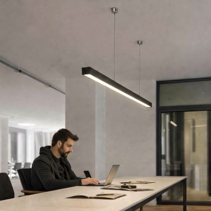Brilagi - LED viseća svjetiljka FULLDAY LED/30/40/50W/230V 2700/4000/6000K 150 cm crna