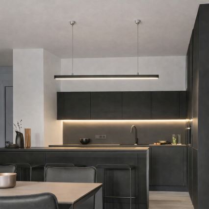 Brilagi - LED viseća svjetiljka FULLDAY LED/30/40/50W/230V 2700/4000/6000K 150 cm crna