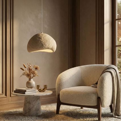 Brilagi - Viseća svjetiljka na kabelu LOVAL 1xE27/40W/230V Ø 50 cm bež