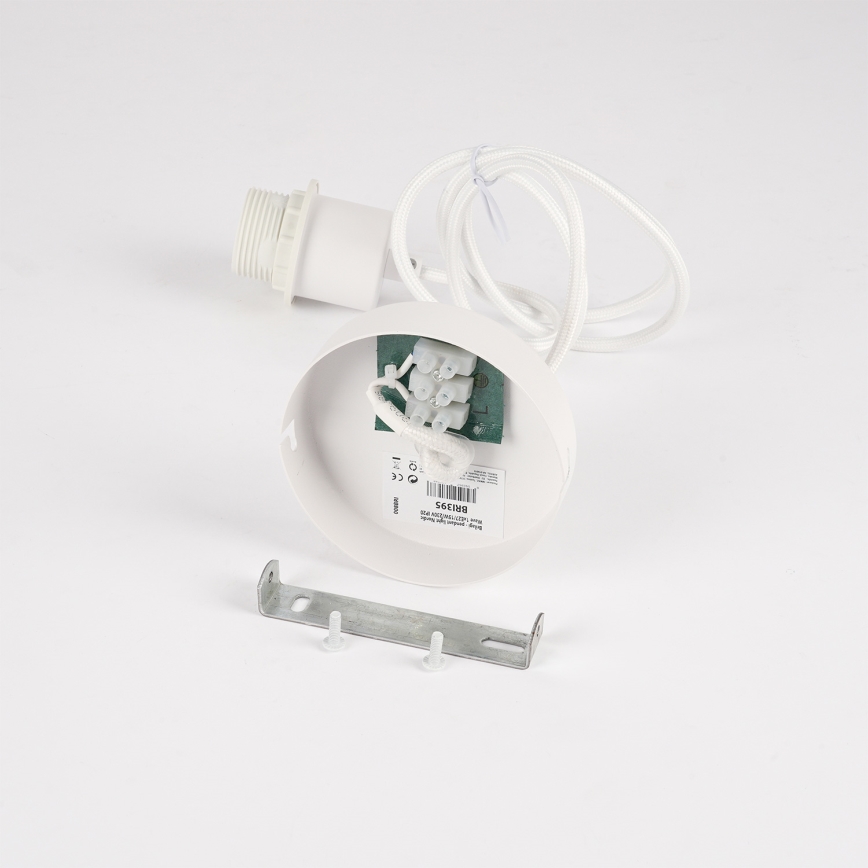 Brilagi - Viseća svjetiljka na kabelu NORDIC WAVE 1xE27/15W/230V Ø 32 cm lan/bijela