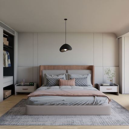 Brilagi - Viseća svjetiljka na kabelu WABI SABI 1xE27/40W/230V crna