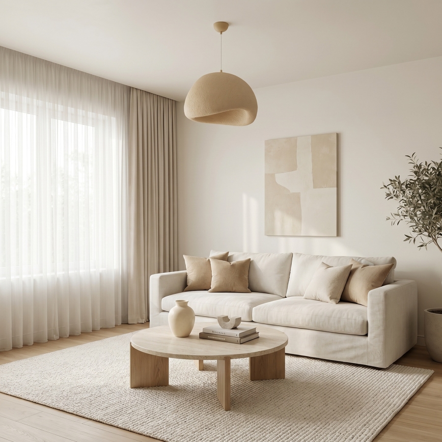 Brilagi - Viseća svjetiljka na kabelu WABI SABI 1xE27/40W/230V Ø 50 cm bež