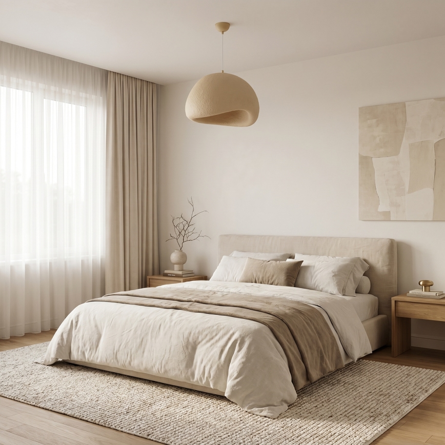 Brilagi - Viseća svjetiljka na kabelu WABI SABI 1xE27/40W/230V Ø 50 cm bež