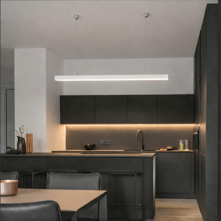 Brilagi - LED viseća svjetiljka FULLDAY LED/30/40/50W/230V 2700/4000/6000K 150 cm bijela