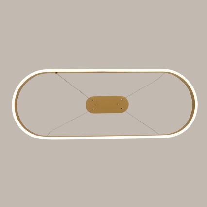 Brilagi - Viseći LED luster na lanku PONDIE LED/44W/230V 80x30 cm zlatna