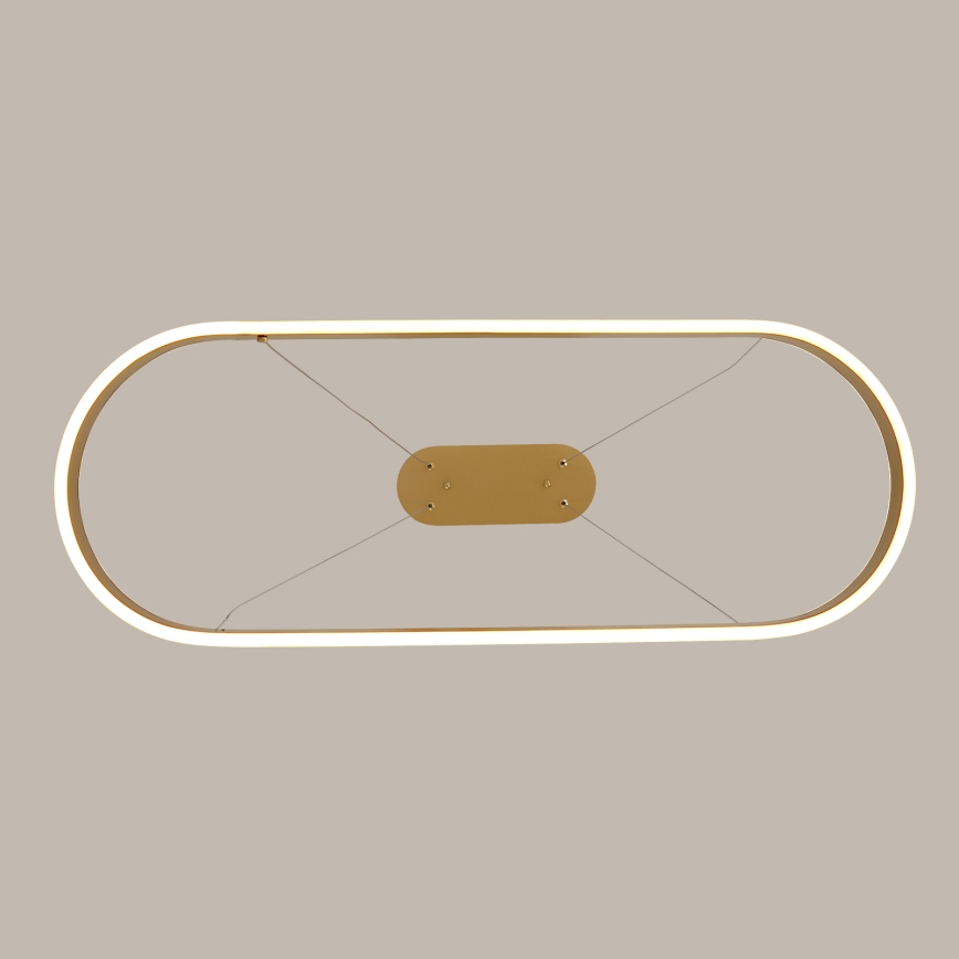 Brilagi - Viseći LED luster na lanku PONDIE LED/44W/230V 80x30 cm zlatna