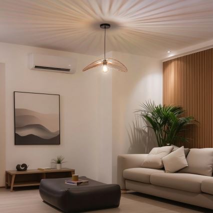 Brilagi - Viseći LED luster na sajli CERIA WIRE 1xE27/40W/230V 40x56 cm, brončani