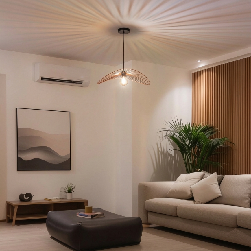 Brilagi - Viseći LED luster na sajli CERIA WIRE 1xE27/40W/230V 40x56 cm, brončani