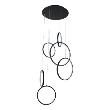 Brilagi - Viseći LED luster na sajli ECHO LED/80W/230V 4000K Ø 50 cm crni