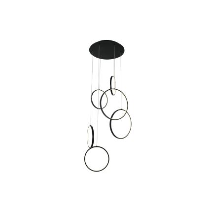 Brilagi - Viseći LED luster na sajli ECHO LED/80W/230V 4000K Ø 50 cm crni