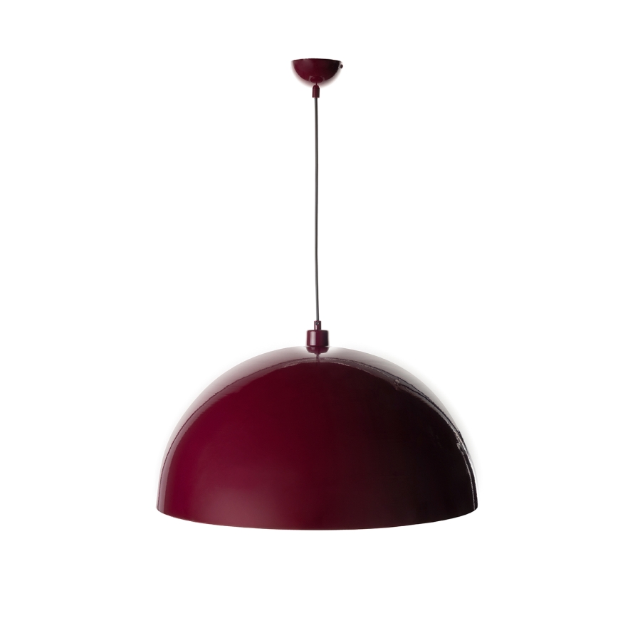 Brilagi - Viseći LED luster na sajli METALO 1xE27/40W/230V Ø 60 cm bordo/bakrena