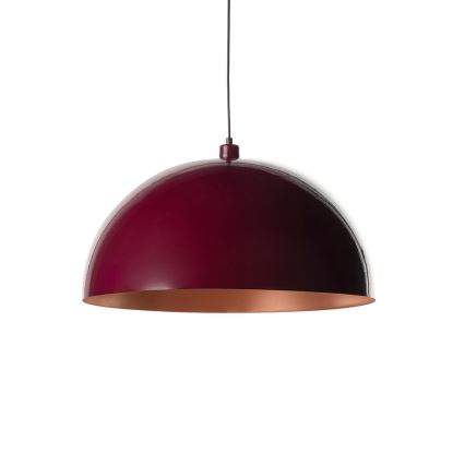 Brilagi - Viseći LED luster na sajli METALO 1xE27/40W/230V Ø 60 cm bordo/bakrena