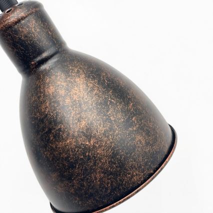 Brilagi - viseći LED luster na sajli RIDDY 1xE27/60W/230V bakrena/patina