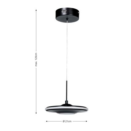 Brilagi - Viseći LED luster na sajli VERANO LED/15W/230V