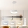 Brilagi - viseći LED luster s mogućnošću prigušivanja na sajli FALCON MODERN LED/30W/230V 3000-6000K Ø 40 cm bijela + daljinski upravljač