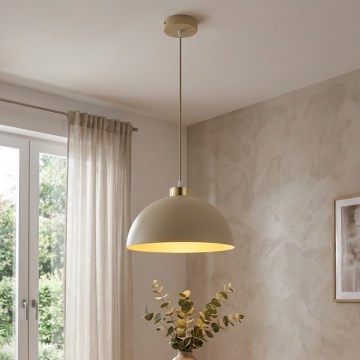 Brilagi - Viseći luster na kabelu 1xE27/60W/230V Ø 30 cm, bež/zlatne boje