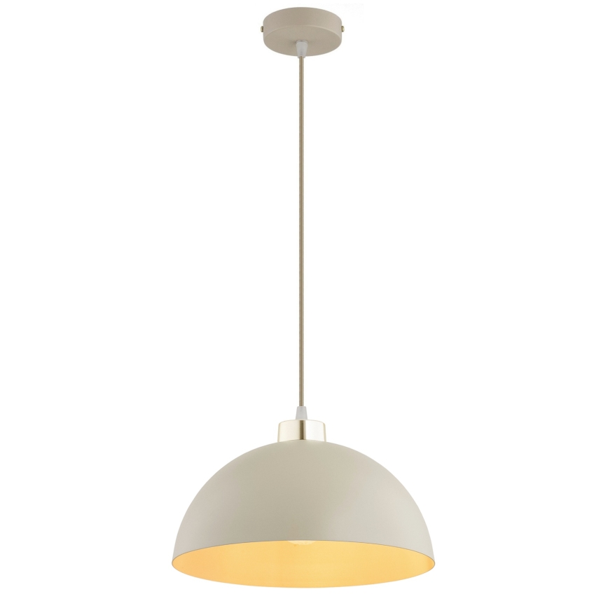 Brilagi - Viseći luster na kabelu 1xE27/60W/230V Ø 30 cm, bež/zlatne boje