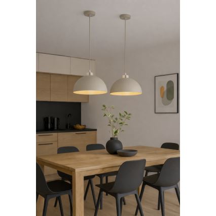 Brilagi - Viseći luster na kabelu 1xE27/60W/230V Ø 30 cm, bež/zlatne boje