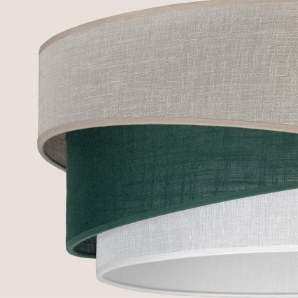 Brilagi - Viseći luster na kabelu ARROW 1xE27/60W/230V Ø 45 cm, bež/zelena/bijela