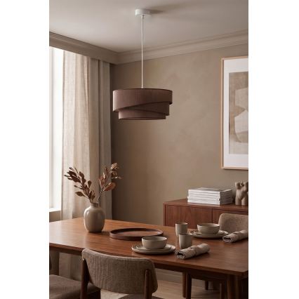 Brilagi - Viseći luster na kabelu ARROW 1xE27/60W/230V Ø 45 cm smeđa