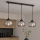 Brilagi - Viseći luster na kabelu DIOR 3xE27/60W/230V crna/dimna siva
