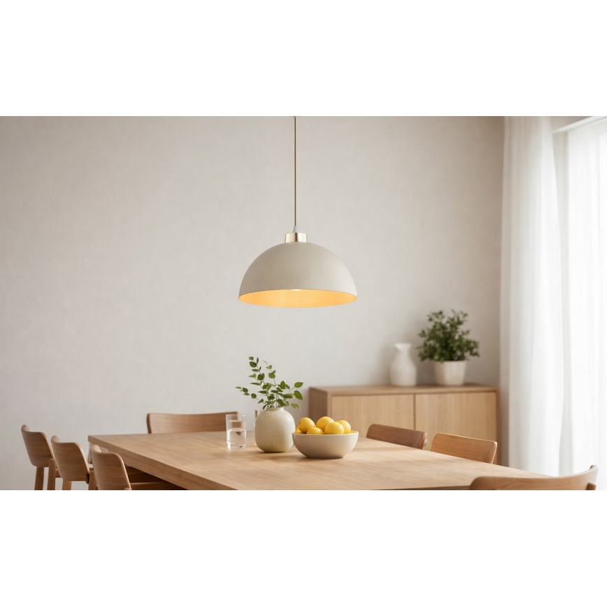 Brilagi - Viseći luster na kabelu MOON 1xE27/60W/230V Ø 30 cm, bež/zlatne boje