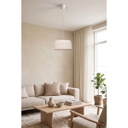 Brilagi - Viseći luster na kabelu PADOVA 1xE27/60W/230V Ø 40 cm krem boje