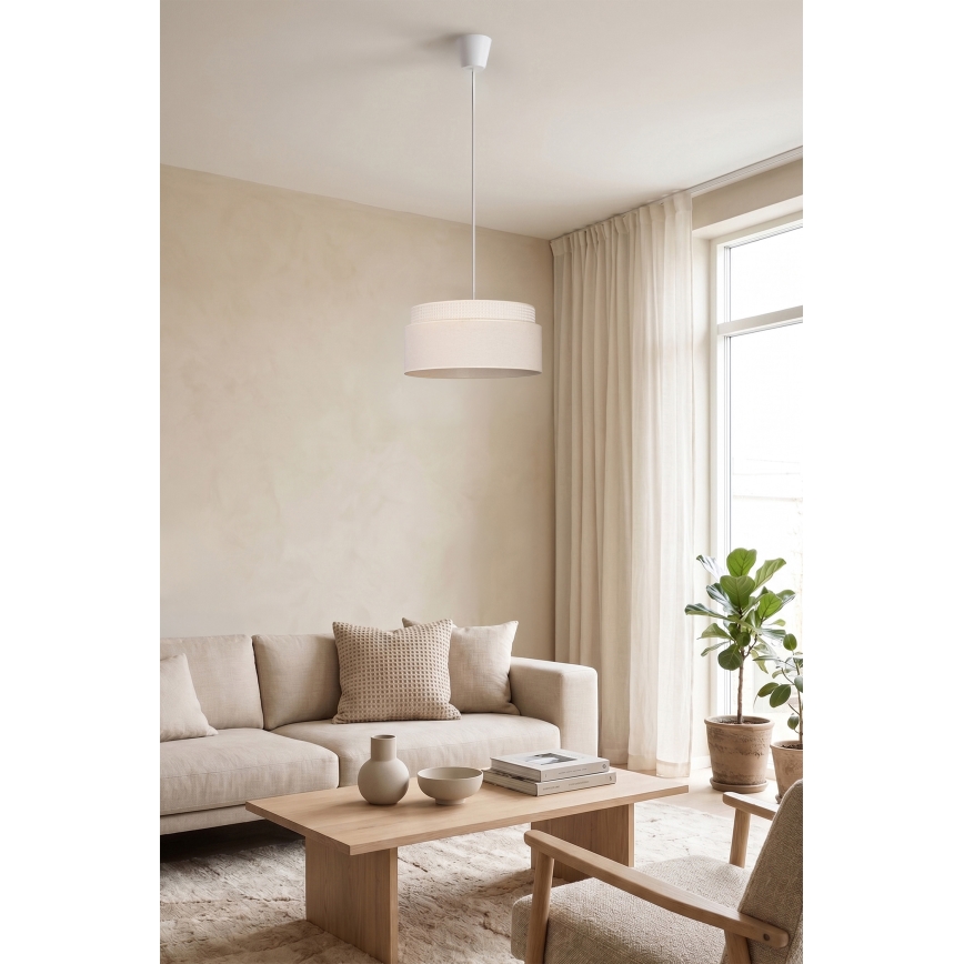 Brilagi - Viseći luster na kabelu PADOVA 1xE27/60W/230V Ø 40 cm krem boje