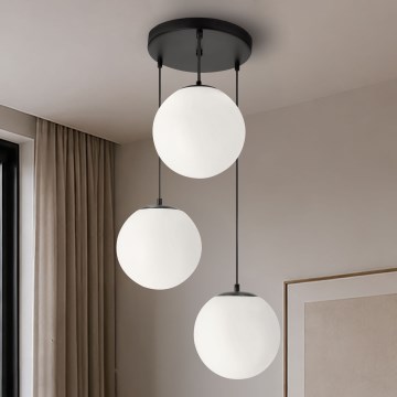 BRILAGI - Viseći luster na kabelu POLOS 3xE27/40W/230V Ø 42 cm crna