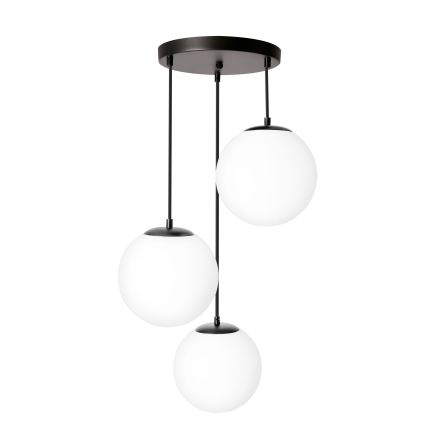 BRILAGI - Viseći luster na kabelu POLOS 3xE27/40W/230V Ø 42 cm crna