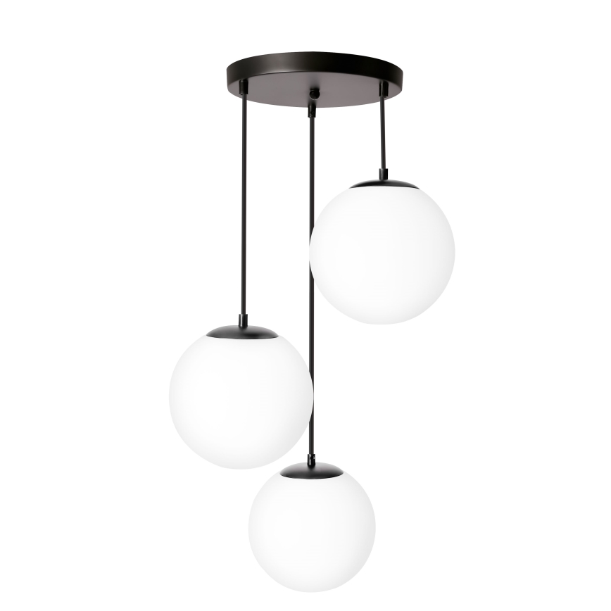 BRILAGI - Viseći luster na kabelu POLOS 3xE27/40W/230V Ø 42 cm crna