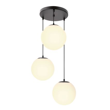 BRILAGI - Viseći luster na kabelu POLOS 3xE27/40W/230V Ø 42 cm crna