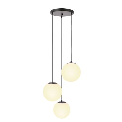 BRILAGI - Viseći luster na kabelu POLOS 3xE27/40W/230V Ø 42 cm crna
