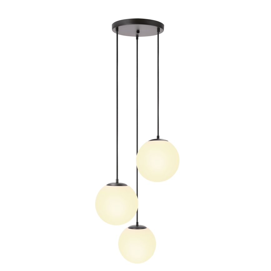 BRILAGI - Viseći luster na kabelu POLOS 3xE27/40W/230V Ø 42 cm crna