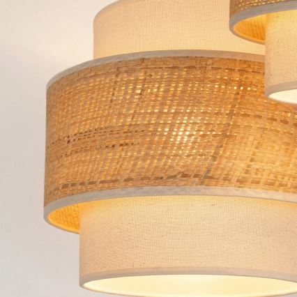 Brilagi - Viseći luster na kabelu SPACE 3xE27/60W/230V Ø 40 cm bež/krema