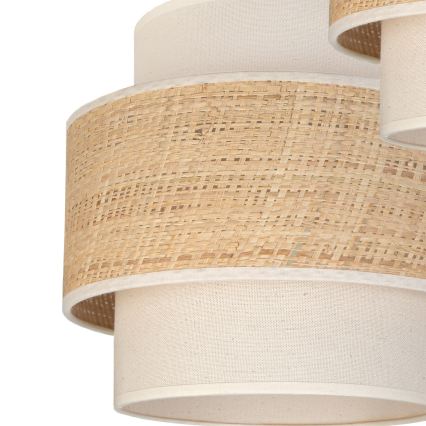 Brilagi - Viseći luster na kabelu SPACE 3xE27/60W/230V Ø 40 cm bež/krema
