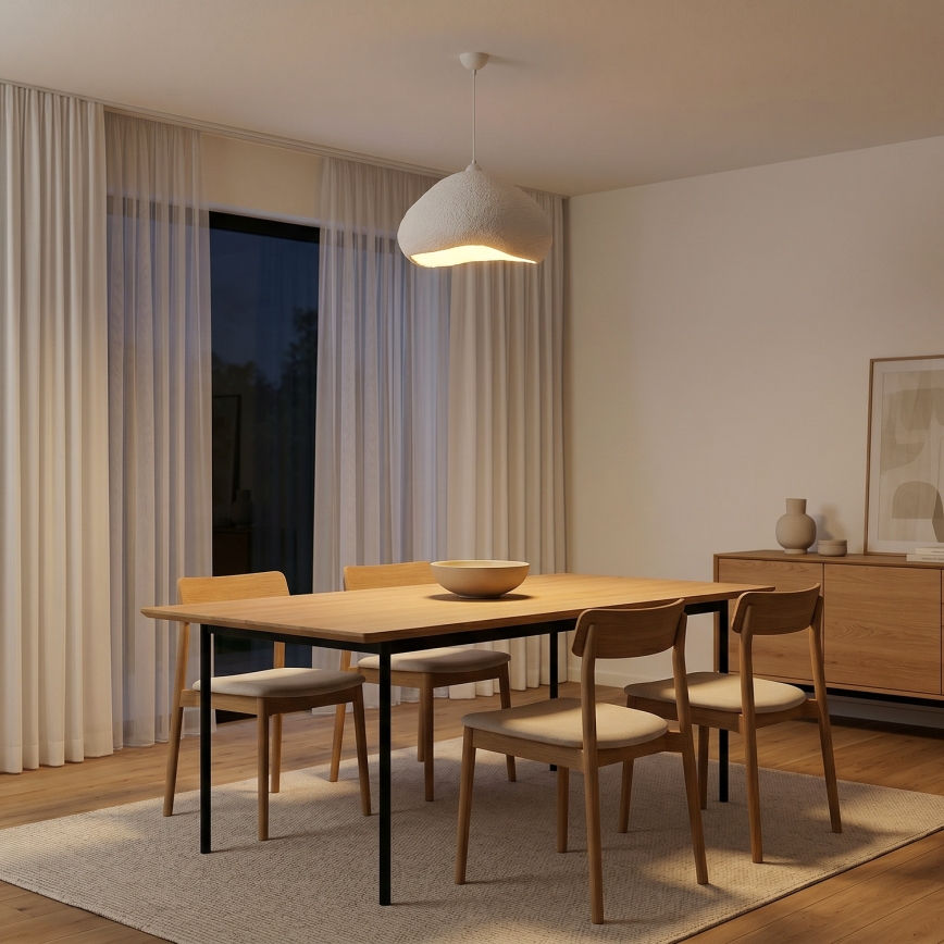 Brilagi - Viseći luster na kabelu WABI SABI 1xE27/40W/230V Ø 50 cm bijela