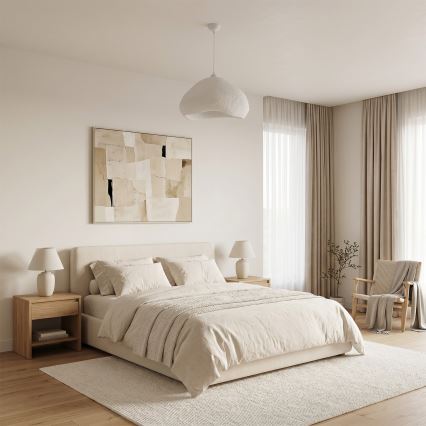 Brilagi - Viseći luster na kabelu WABI SABI 1xE27/40W/230V Ø 50 cm bijela