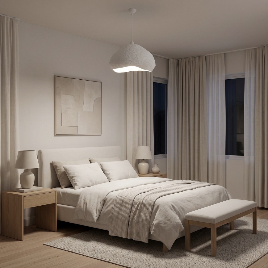 Brilagi - Viseći luster na kabelu WABI SABI 1xE27/40W/230V Ø 50 cm bijela