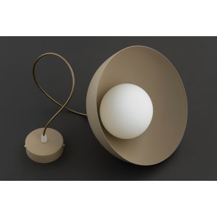 Brilagi - Viseći luster na sajli 1xE27/60W/230V Ø 30 cm bež/zlatna