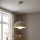 Brilagi - Viseći luster na sajli COSMO 1xE27/60W/230V Ø 30 cm bež/zlatna