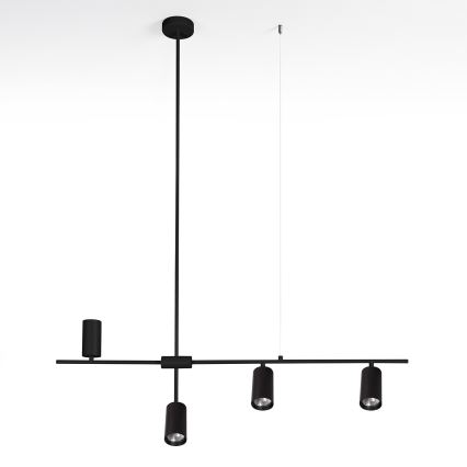 Brilagi - Viseći luster na sajli CRANE 4xGU10/30W/230V crna