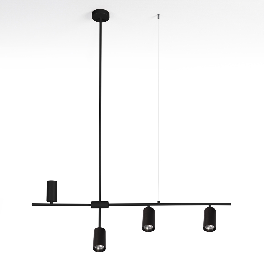 Brilagi - Viseći luster na sajli CRANE 4xGU10/30W/230V crna