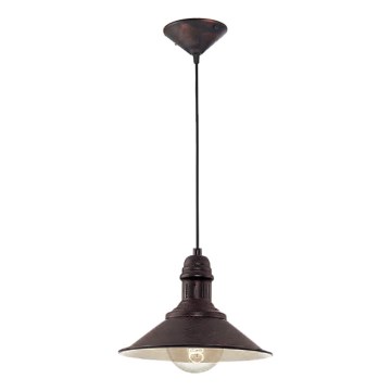 Brilagi - Viseći luster na sajli FORGE 1xE27/60W/230V Ø 22 cm crna